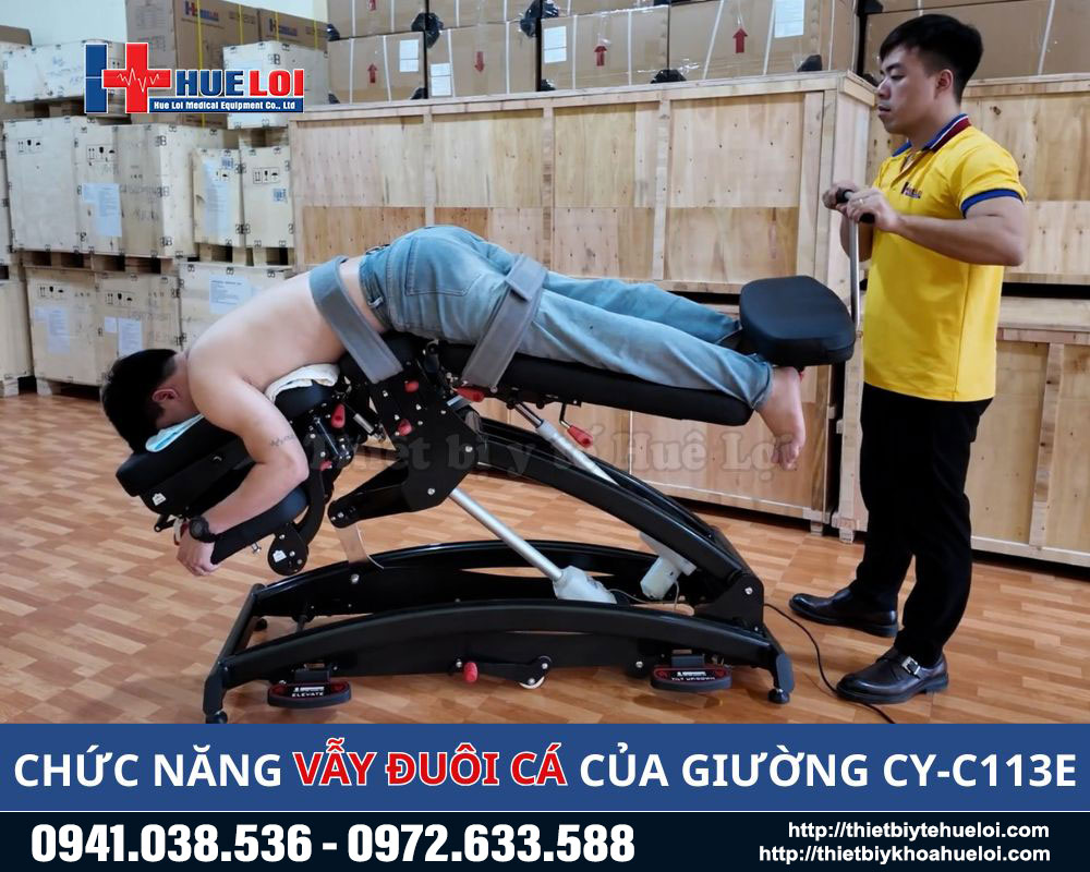 b&agrave;n nắn chỉnh chiropractic điều khiển điện