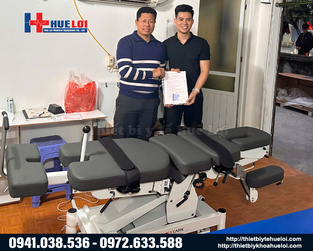 Giường Chiropractic đạt chuẩn FDA CE
