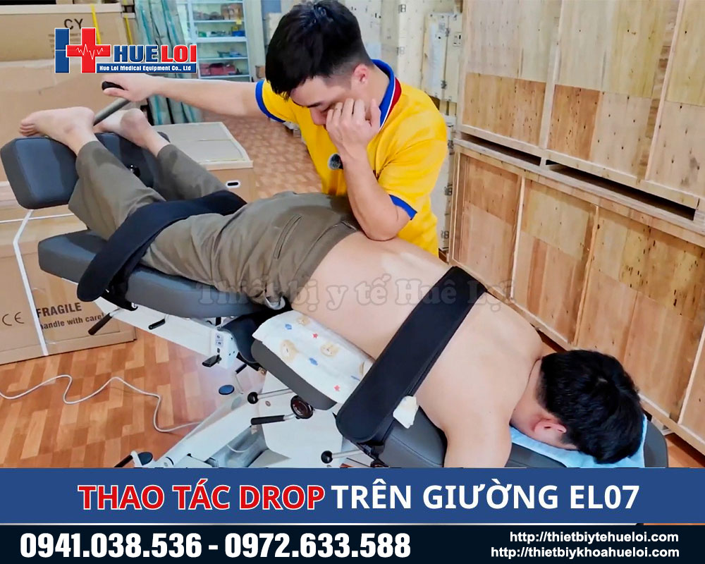 thao t&aacute;c DROP tr&ecirc;n giường EL07