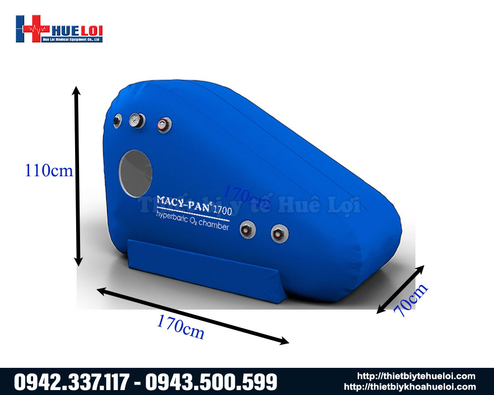 K&iacute;ch thước buồng Oxy cao &aacute;p ST1700