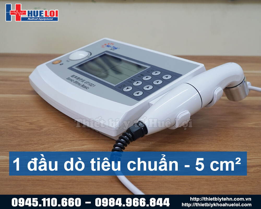 máy có 1 đầu dò 5 cm2