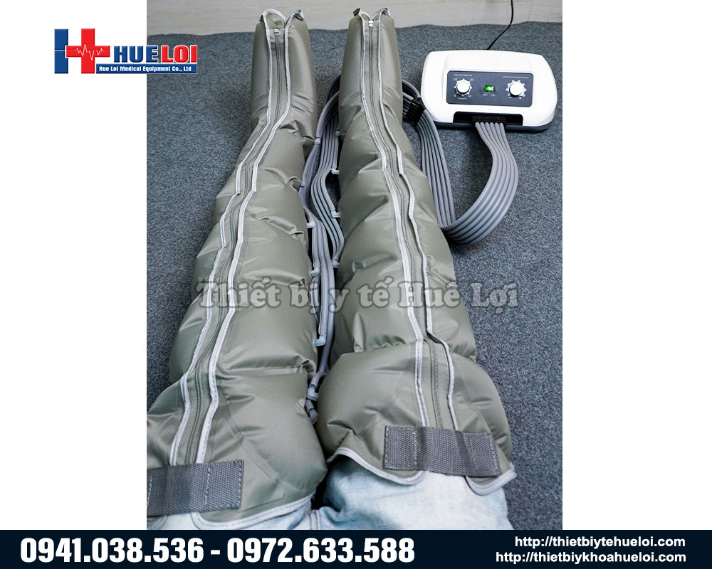 m&aacute;y xoa b&oacute;p dẫn lưu kh&iacute; huyết cho chi dưới 