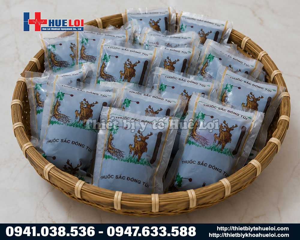 Túi đóng của nồi đun máy sắc thuốc 3 nồi đun