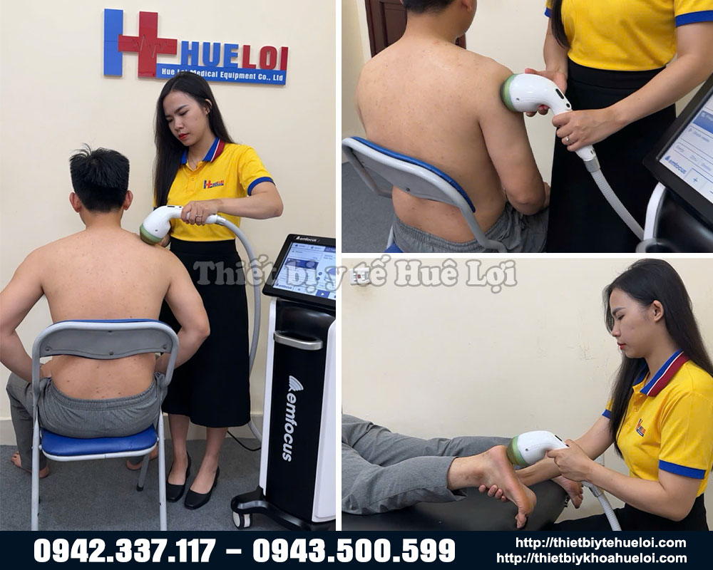 trải nghiệm thực tế máy trị liệu xung kích hội tụ 